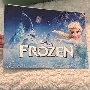 Disney Frozen Exclusive Commemorative Lithograph Set of 4 Disney Store Olaf Anna